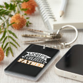 Geschenke Vater | Weltgrößter Vater Schlüsselanhänger (Vorderseite rechts)