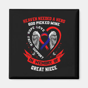 Geschenke Verlust Great Niece Herzerkrankung Bewus Magnet
