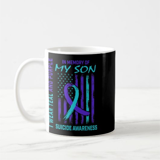Geschenke Verlust Son Selbstmord Bewusstsein Ameri Kaffeetasse (Links)