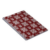 Geschenke: Vintages Wintermuster. Notizblock (Rechte Seite)