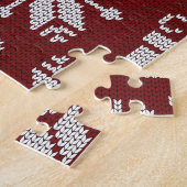 Geschenke: Vintages Wintermuster. Puzzle (Seite)