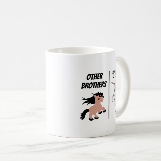 Geschenke von anderen Brüdern, Geschenk von Funny  Kaffeetasse (VorderseiteRechts)