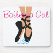 Geschenke von Ballerina Mousepad (Vorne)