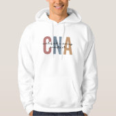 Geschenke von CNA Retro zertifizierten Pflegeassis Hoodie (Vorderseite)
