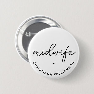 Geschenke von Custom Midfrau Appreciation Midwifer Button