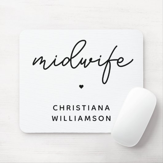 Geschenke von Custom Midfrau Appreciation Midwifer Mousepad (Mit Mouse)