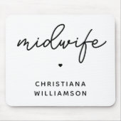 Geschenke von Custom Midfrau Appreciation Midwifer Mousepad (Vorne)