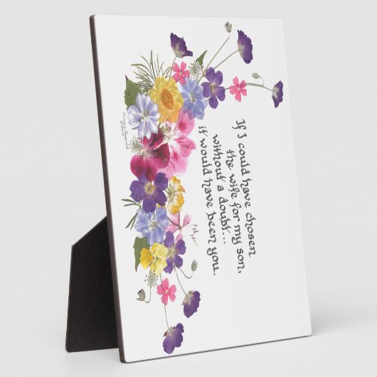 Geschenke von Daughter-inLaw Fotoplatte (Seite)