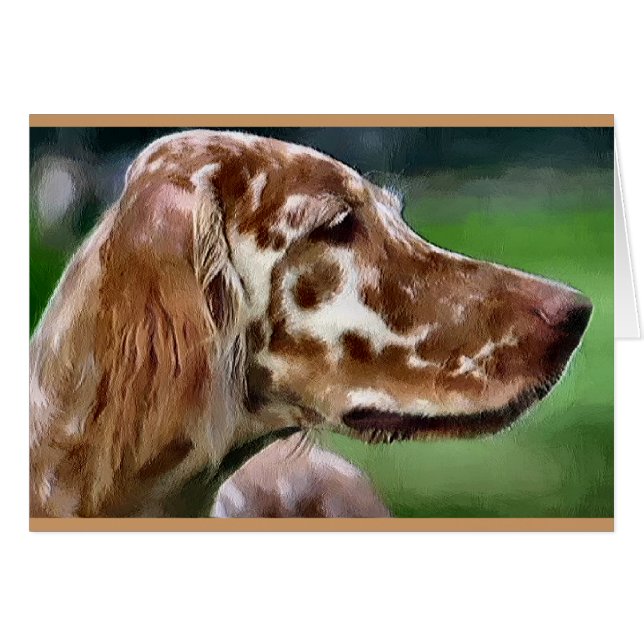 Geschenke von English Setter Art (Vorderseite (Horizontal))