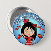 Geschenke von Flämischem bin ich Flämischer Button (Vorne & Hinten)