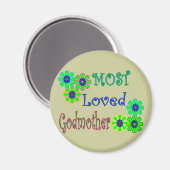 Geschenke von "Most Loved Godmatt" Magnet (Vorderseite/Rückseite)