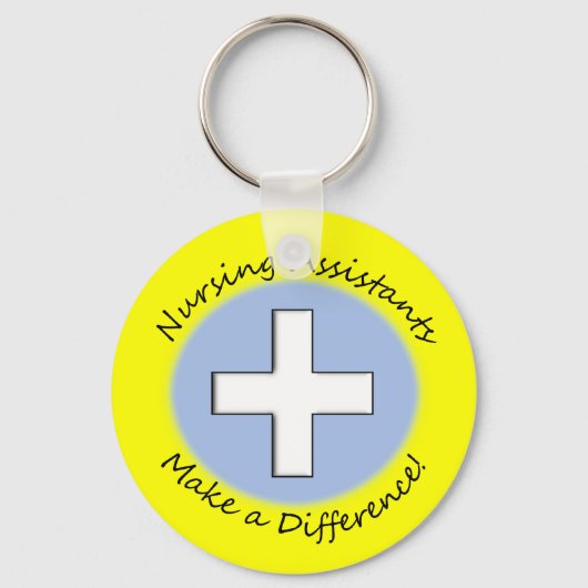 Geschenke von Pflegeassistenten "Einen Unterschied Schlüsselanhänger (Vorderseite)