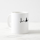 Geschenke von Rocket Heartbeat Space Travel Kaffeetasse (Vorderseite Links)