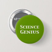 Geschenke von Science Genius Button (Vorne & Hinten)