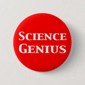 Geschenke von Science Genius Button (Vorderseite)