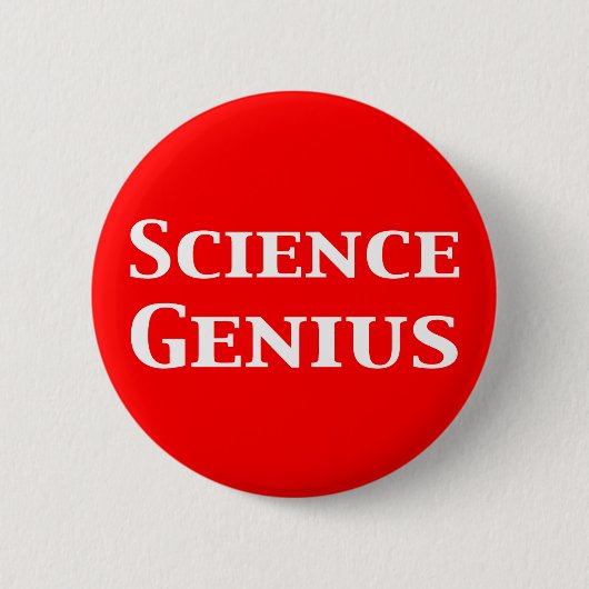 Geschenke von Science Genius Button (Vorderseite)