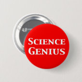 Geschenke von Science Genius Button (Vorne & Hinten)