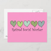 Geschenke von Sozialarbeitern Postkarte (Vorne/Hinten)