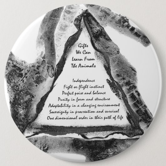 Geschenke von Tieren Button (Vorderseite)