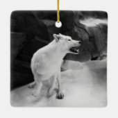 Geschenke von Tieren Keramikornament (Rückseite)
