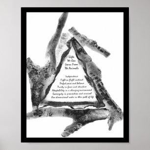 Geschenke von Tieren Poster