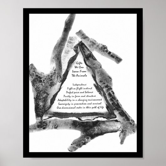 Geschenke von Tieren Poster (Vorne)