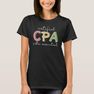 Geschenke von Wirtschaftsprüfern mit CPA-Zertifizi T-Shirt