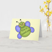 Geschenke vor dem K-Abschluss Karte (Gelbe Blume)