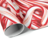 Geschenke Wrap Roll Candy Canes Geschenkpapier (Rolleneckpunkt)