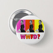 Geschenke "WWFD Florenz Nightengale? " Button (Vorne & Hinten)