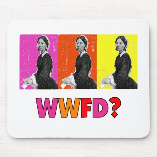 Geschenke "WWFD Florenz Nightengale? " Mousepad (Vorne)