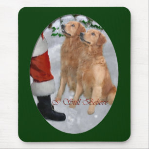 Geschenke zu Weihnachten für Golden Retriever Mousepad