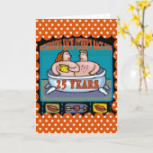 Geschenke zum 25. Geburtstag Karte (Gelbe Blume)