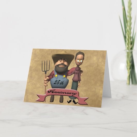 Geschenke zum 25. Geburtstag Karte (Vorderseite)