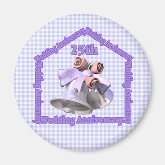 Geschenke zum 25. Geburtstag Magnet (Vorne)