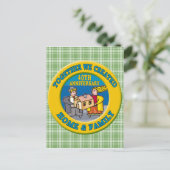 Geschenke zum 40. Hochzeitstag Postkarte (Stehend Vorderseite)