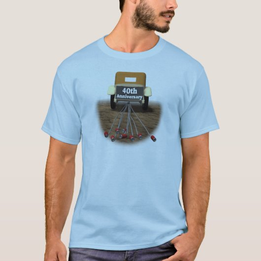Geschenke zum 40. Hochzeitstag T-Shirt (Vorderseite)