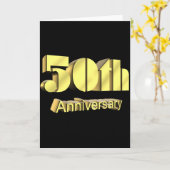 Geschenke zum 50. Hochzeitstag Karte (Gelbe Blume)