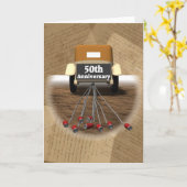 Geschenke zum 50. Hochzeitstag Karte (Gelbe Blume)