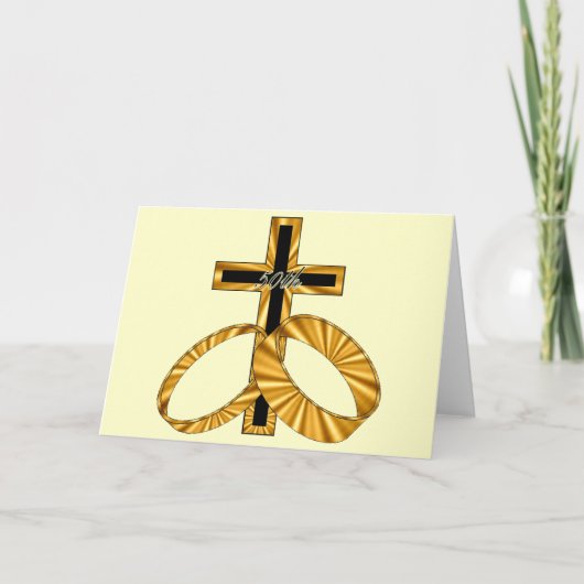 Geschenke zum 50. Hochzeitstag Karte (Vorderseite)