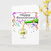 Geschenke zum 50. Hochzeitstag Karte (Gelbe Blume)