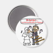 Geschenke zum 50. Hochzeitstag Magnet (Vorderseite/Rückseite)