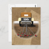 Geschenke zum 50. Hochzeitstag Postkarte (Vorne/Hinten)