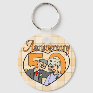 Geschenke zum 50. Hochzeitstag Schlüsselanhänger