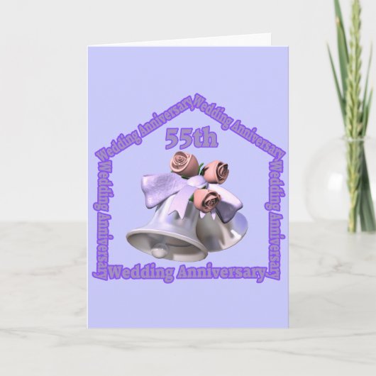Geschenke zum 55. Hochzeitstag Karte (Vorderseite)