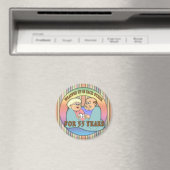 Geschenke zum 55. Hochzeitstag Magnet (In Situ (Geschirrspüler))