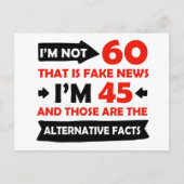 Geschenke zum 60. Geburtstag Postkarte (Vorderseite)