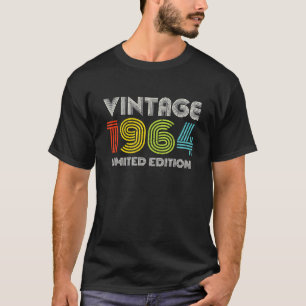 Geschenke zum 60. Geburtstag Vintage 1964 Männer F T-Shirt