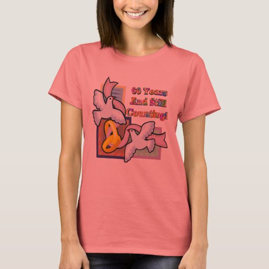 Geschenke zum 60. Hochzeitstag T-Shirt (Vorderseite)