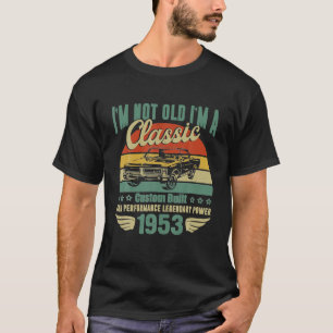 Geschenke zum 69. Geburtstag für Männer Papa Retro T-Shirt